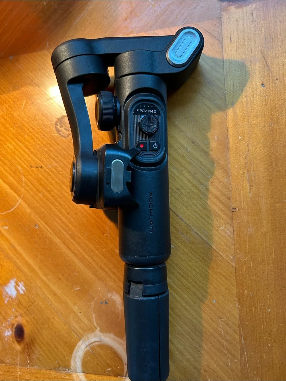 Black Handheld Gimbal Stabilizer for Cameras & Smartphones
